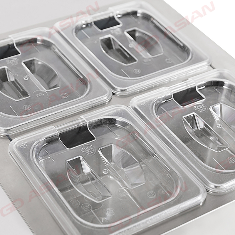 Refrigerated Topping Unit RTR Holds 8 X 1/6 Pans (Included)
