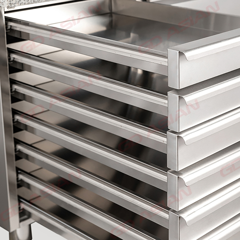 CE Stainless Steel Commercial Pizza Counters