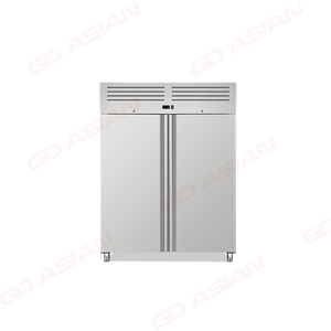 Double Glass Door Upright Freezer with CE Certificate
