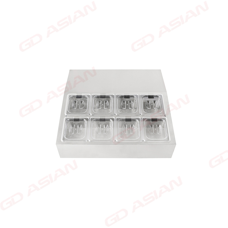 Commercial Refrigerated Topping Unit for American Style Pans