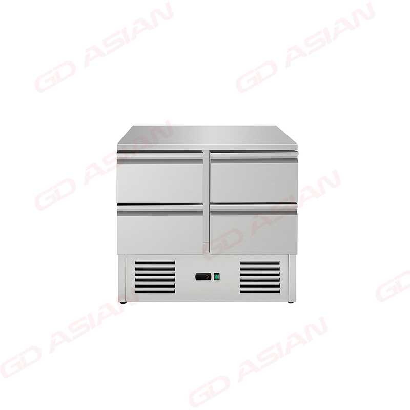 240 Liter Commercial Stainless Steel Saladette With 2 Drawer 