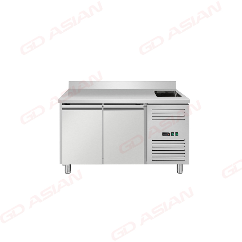 GN2100TN-S Ventilated GN Counter with Integrated Sink