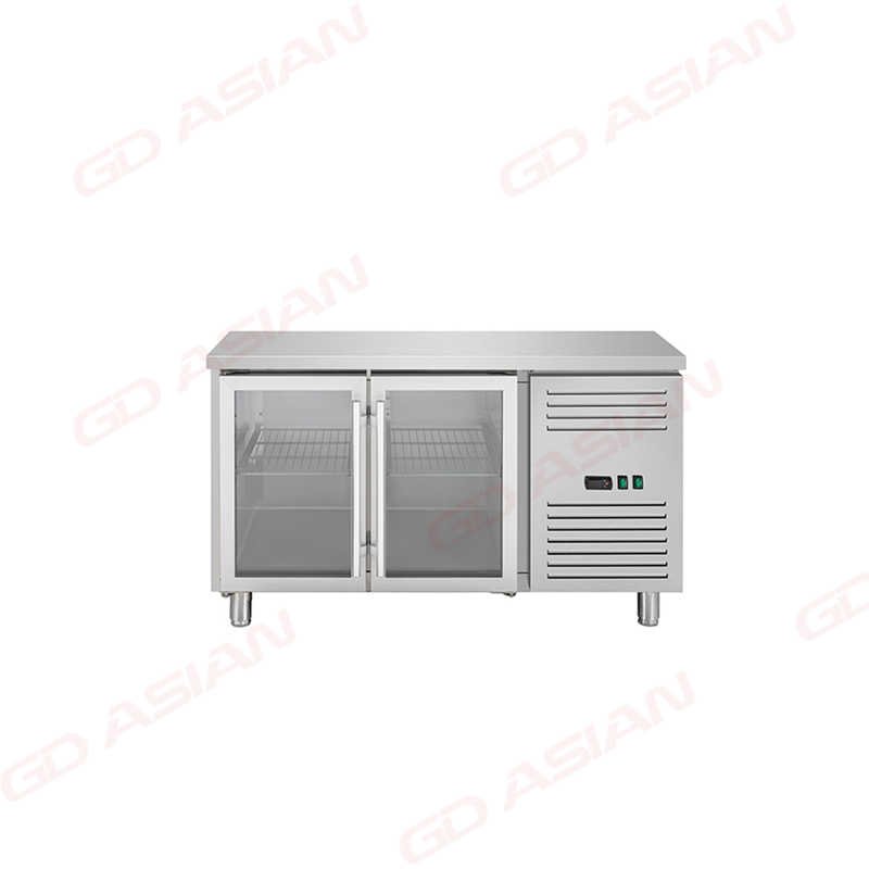 European Type Auto Defrost GN Counter Freezer with Backsplash