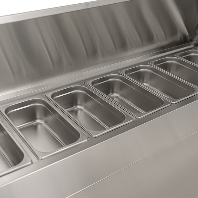 Commercial Refrigerated Sandwich Counters SH-2000/700 Stainless Steel Work Table