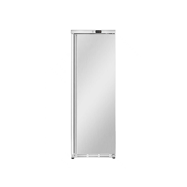 Glass Door Refrigerator Freezer Upright Cooler Interior White Steel