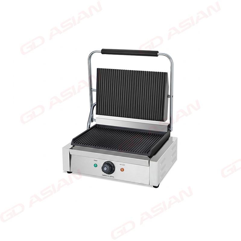 Commercial Kitchen Electric Cast Iron Contact Grill