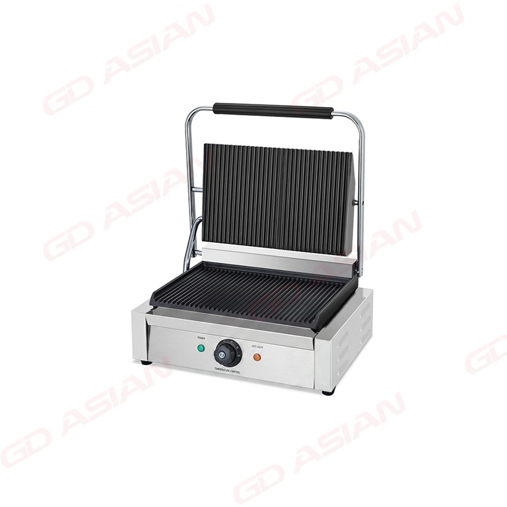 Commercial Kitchen Electric Cast Iron Contact Grill