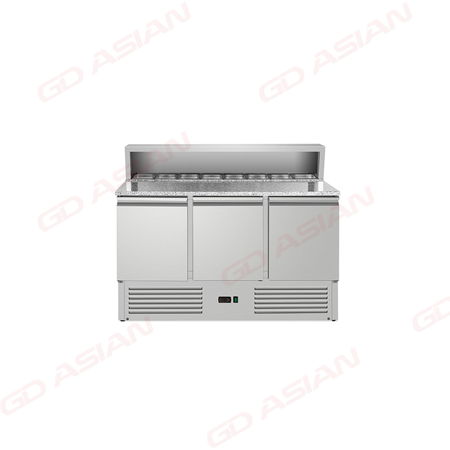 CE Commercial Stainless Steel Saladette Counter