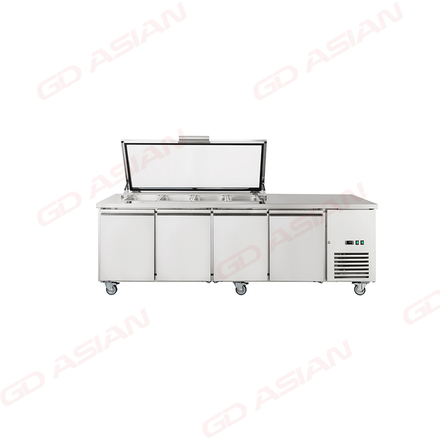 2500mm GN Pan Compatibility Preparation Tables for Efficiency