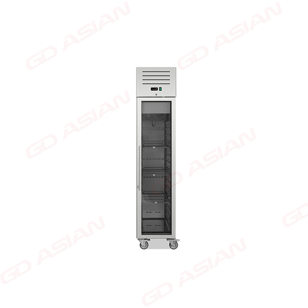 Single Door Slim Type Upright Cabinet for Kitchen Use