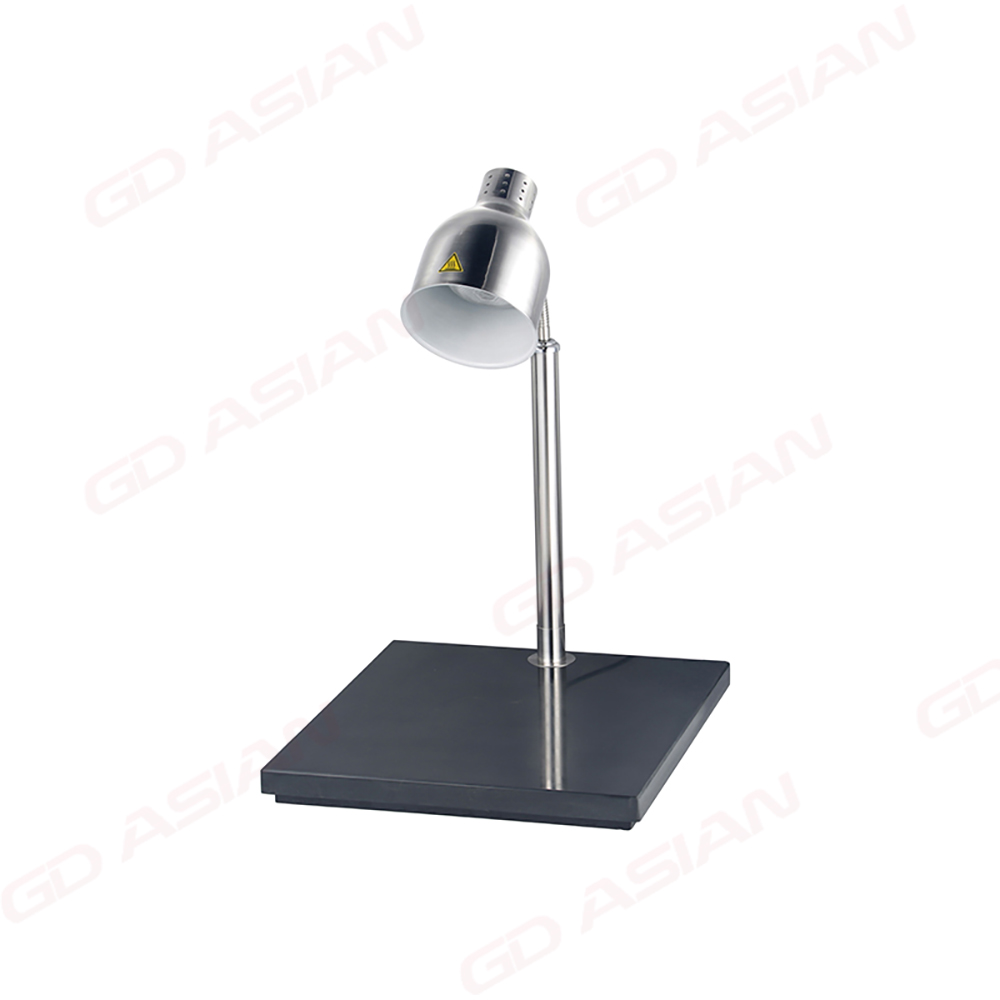 Single Double Head Commercial Food Warming Lamp Stainless Steel Buffet Lamp