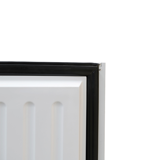 Commercial Glass Door Refrigerator Freezer Interior White Painted Steel