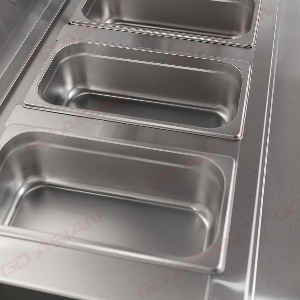 Commercial Salad/Sandwich Prep Table GN Pan