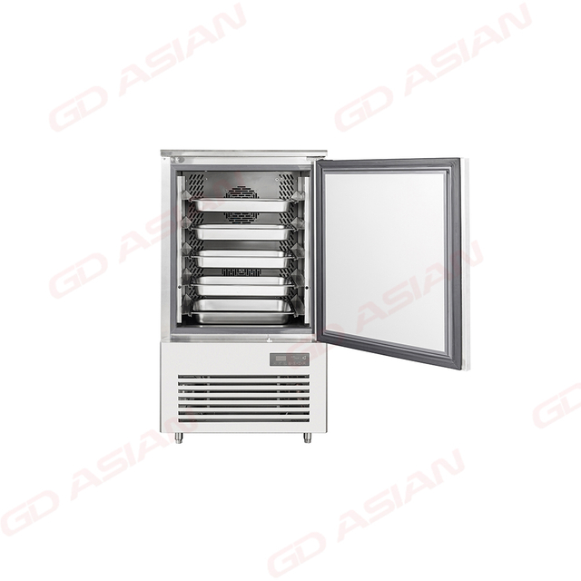 CE Certification 10GN trays Blast Chiller with fan-cooling