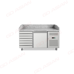European Type Ventilated Pizza Counter with VRX on the top
