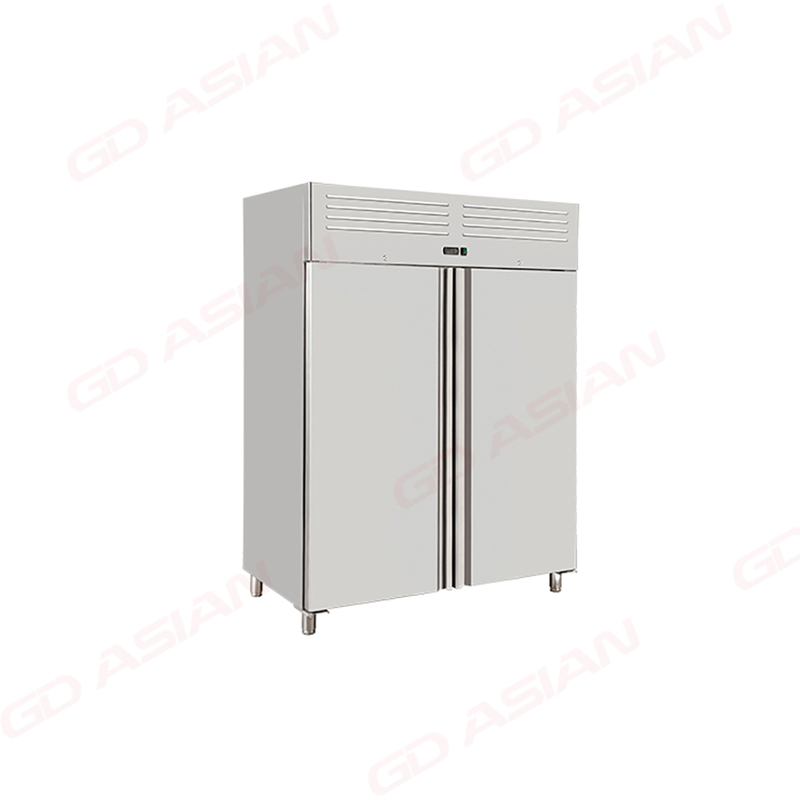Double Glass Door Upright Freezer with CE Certificate