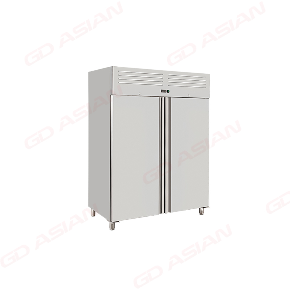 Double Glass Door Upright Freezer with CE Certificate