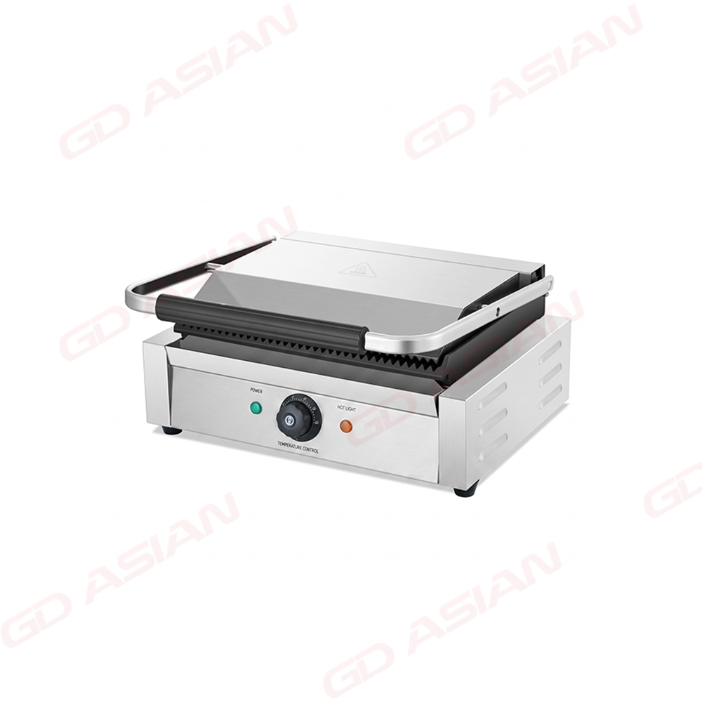 Commercial Kitchen Electric Cast Iron Contact Grill