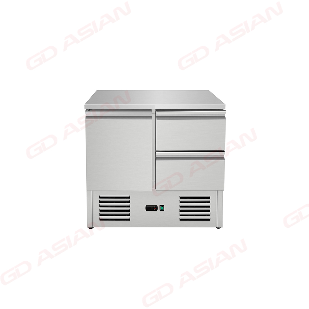 240 Liter Commercial Stainless Steel Saladette With 2 Drawer 