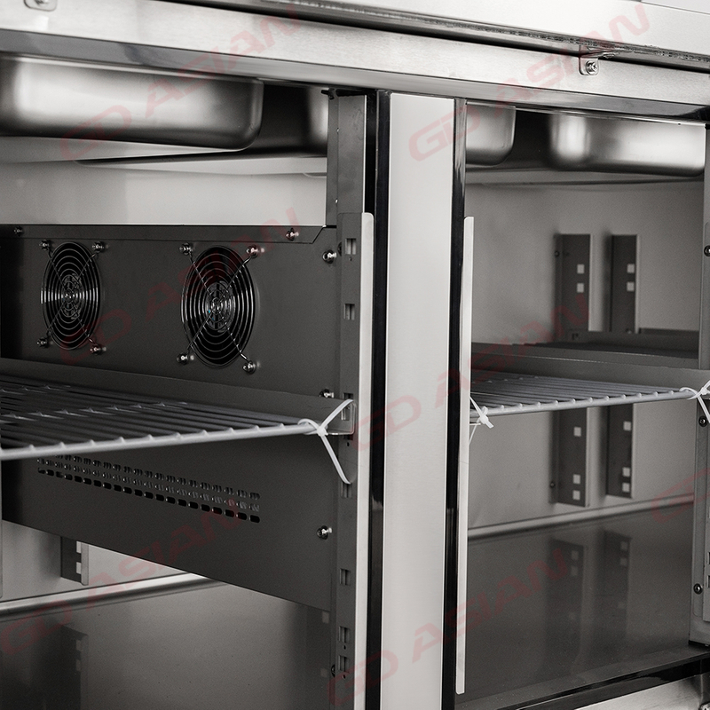 2500mm GN Pan Compatibility Preparation Tables for Efficiency