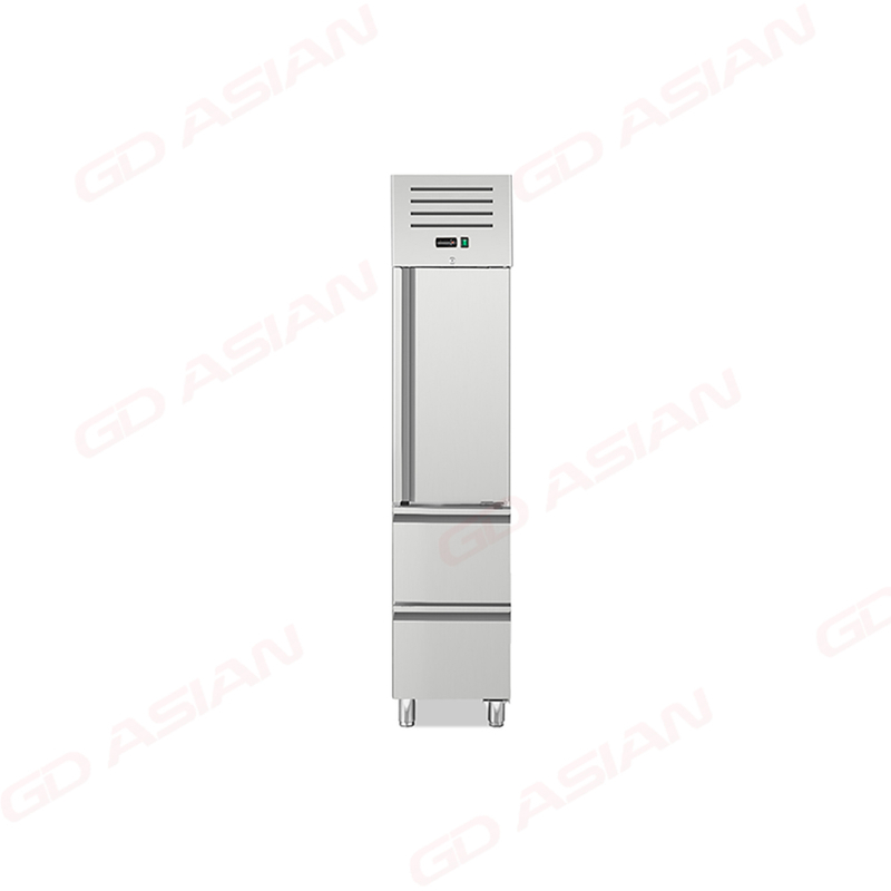 Single Door Slim Type Upright Cabinet for Kitchen Use