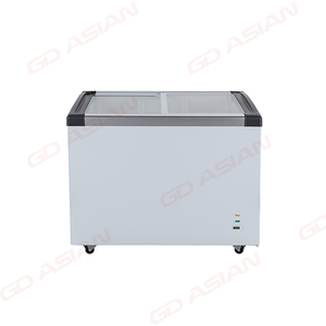 Sliding Transparent Lid Commercial Deep Chest Freezer