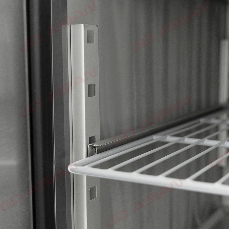 Commercial Prep Table Countertop 2 Solid Door Salad Refrigerator