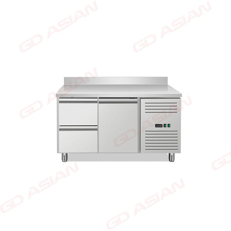 European Type Auto Defrost GN Counter Freezer with Backsplash