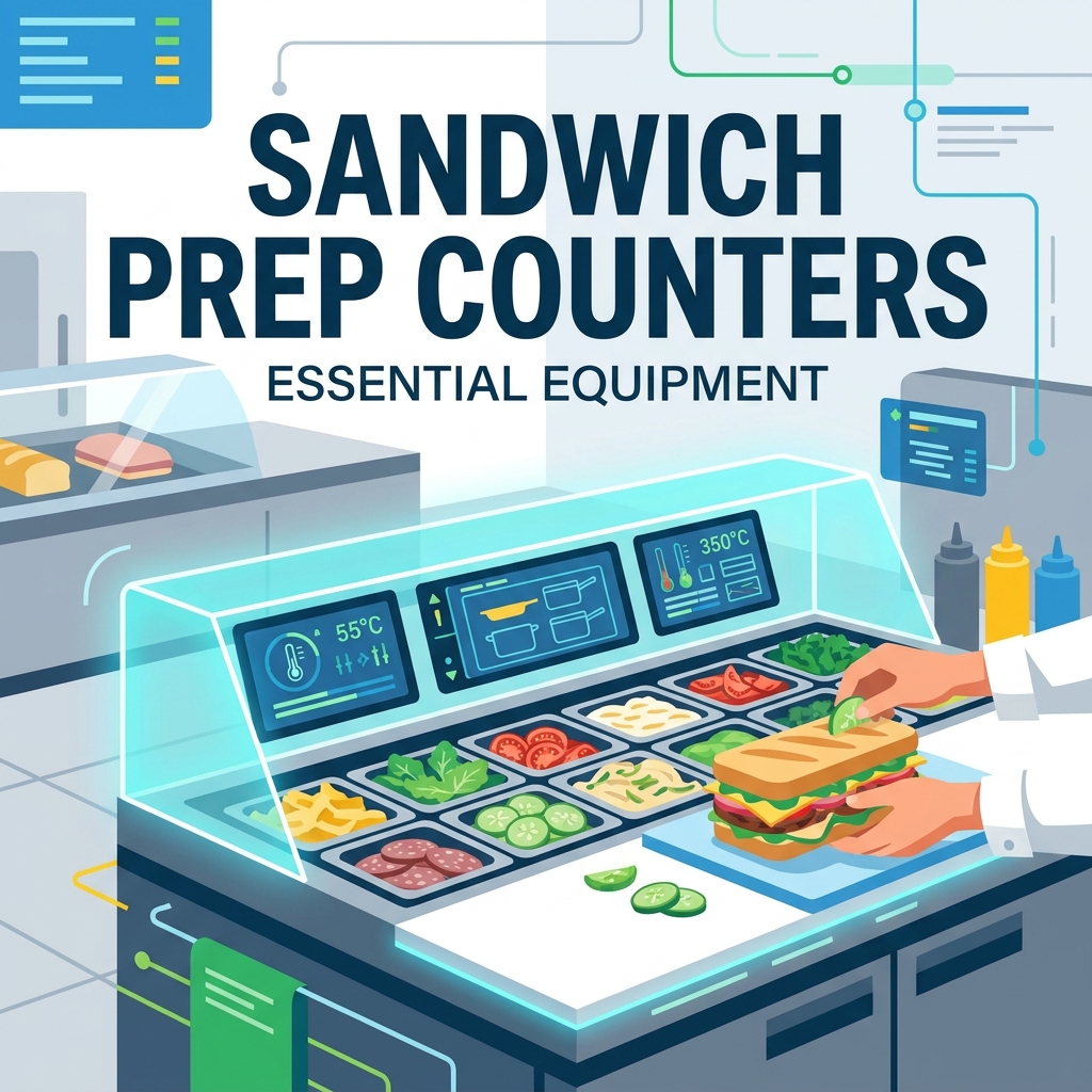 Sandwich Prep Counters: Essential Equipment for Delis and Sandwich Shops