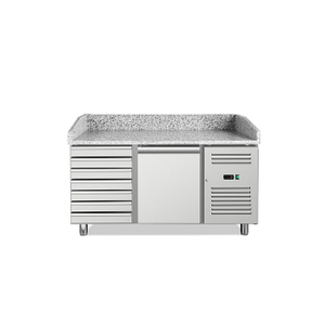 European Type Ventilated Pizza Counter with VRX on the top