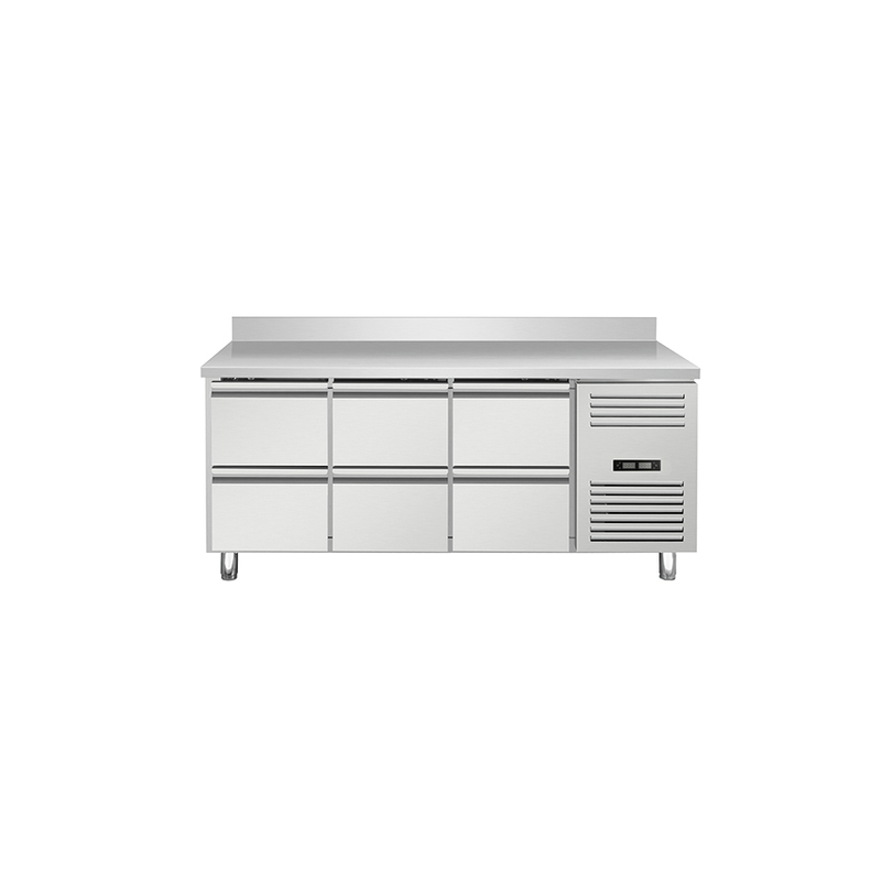 Double Temperature 700mm Depth Refrigerated Counter