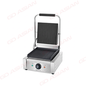 Commercial Electric Contact Grill with Cast Iron Plate