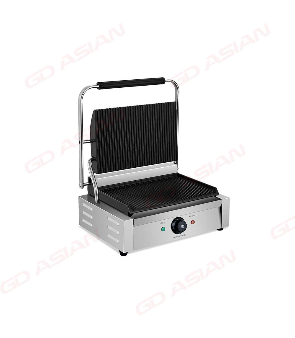 Commercial Kitchen Electric Cast Iron Contact Grill