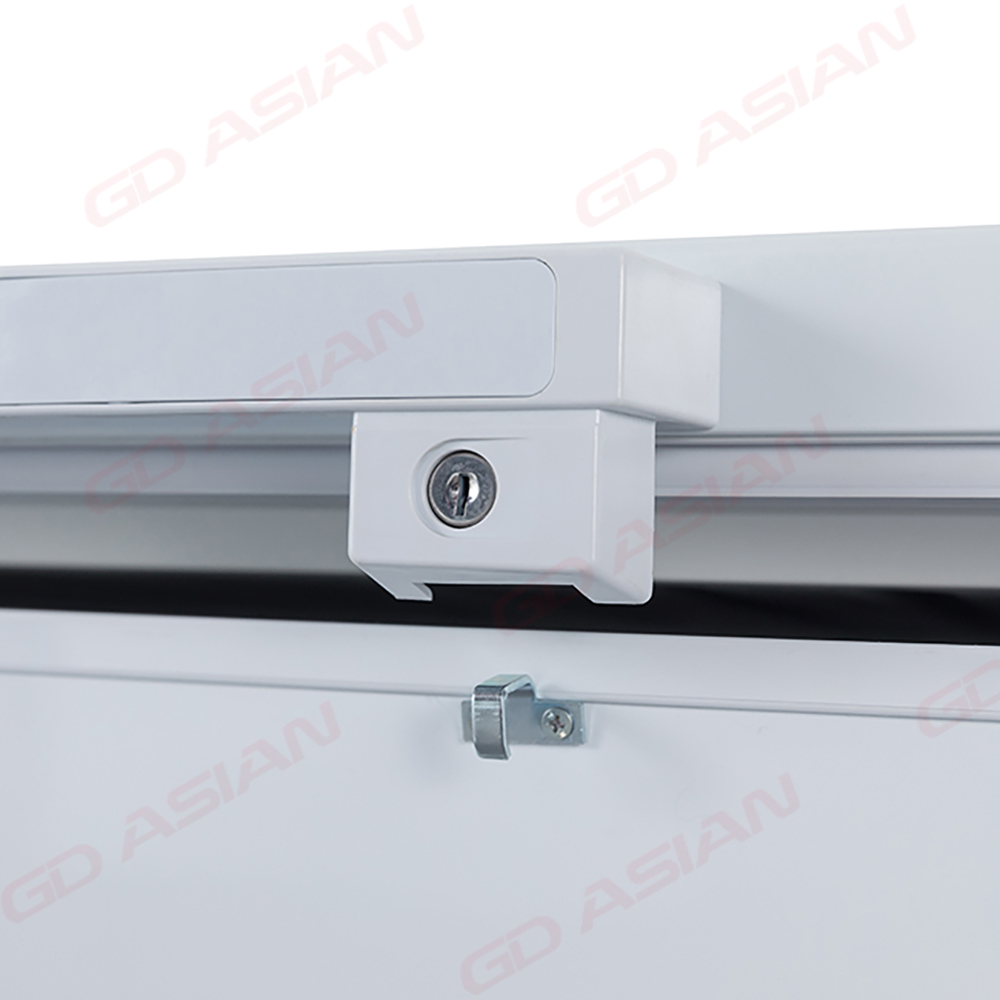 Compact Deep Chest Freezer with Removable Basket White