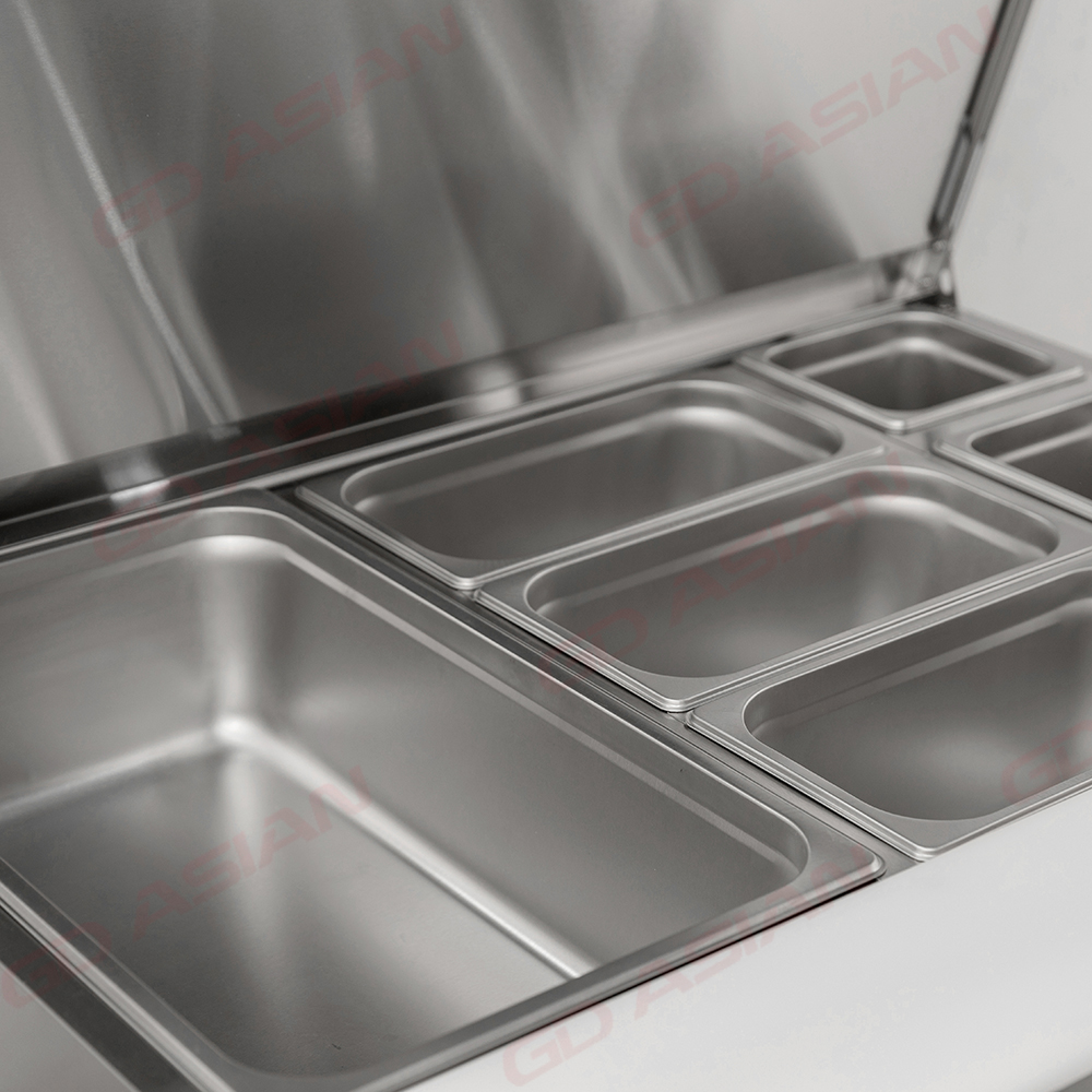 Commercial Refrigerator Stainless Steel salad Prep Table