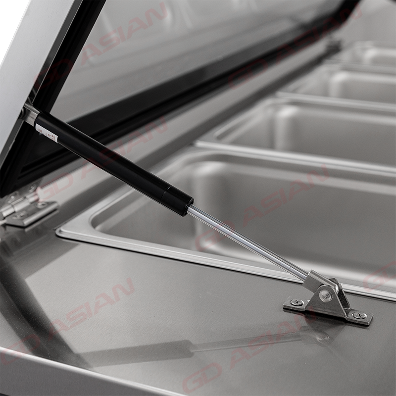 2500mm GN Pan Compatibility Preparation Tables for Efficiency