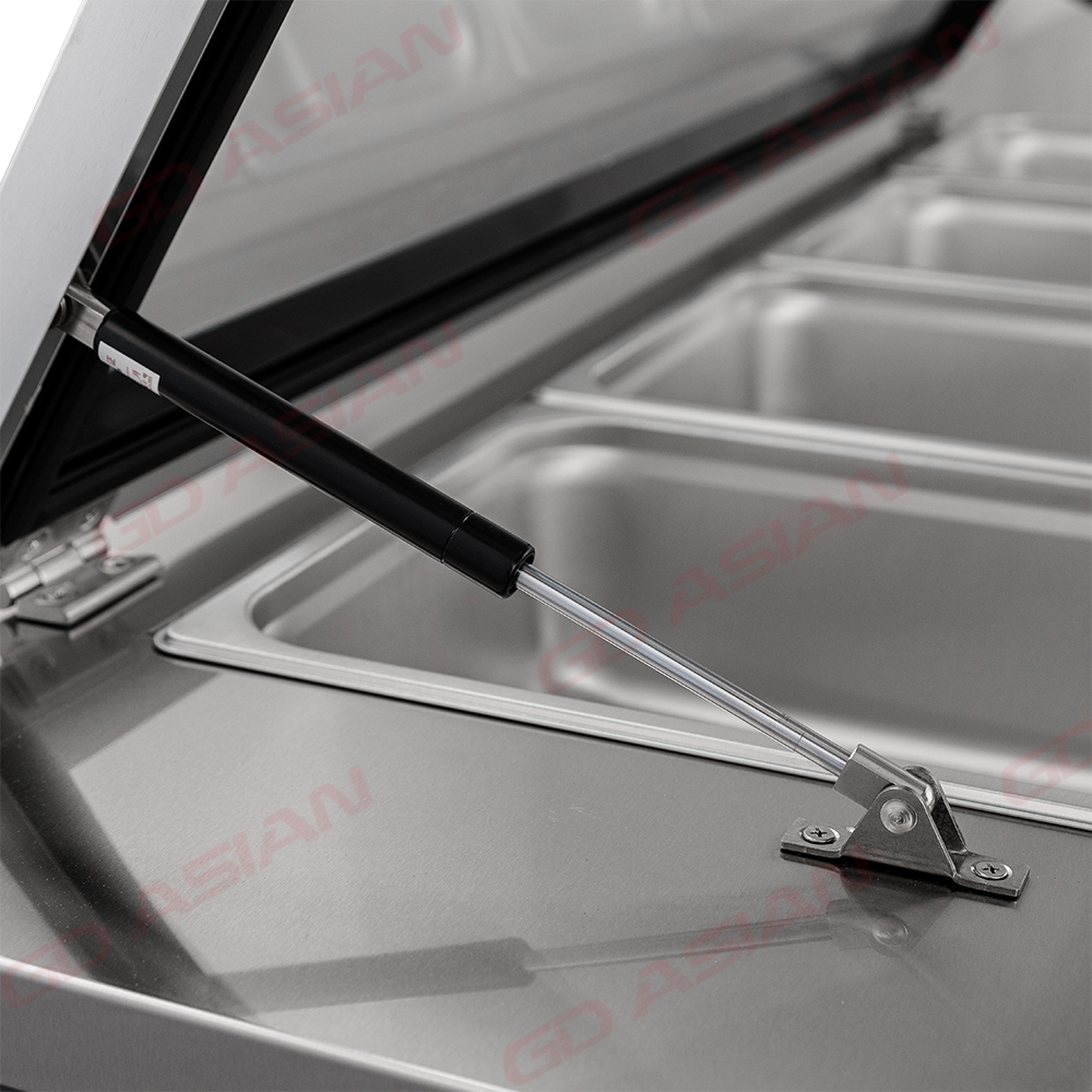 2500mm GN Pan Compatibility Preparation Tables for Efficiency