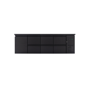 Commercial Backbar Glass Door Refrigerator Beverage Cooler with Drawer