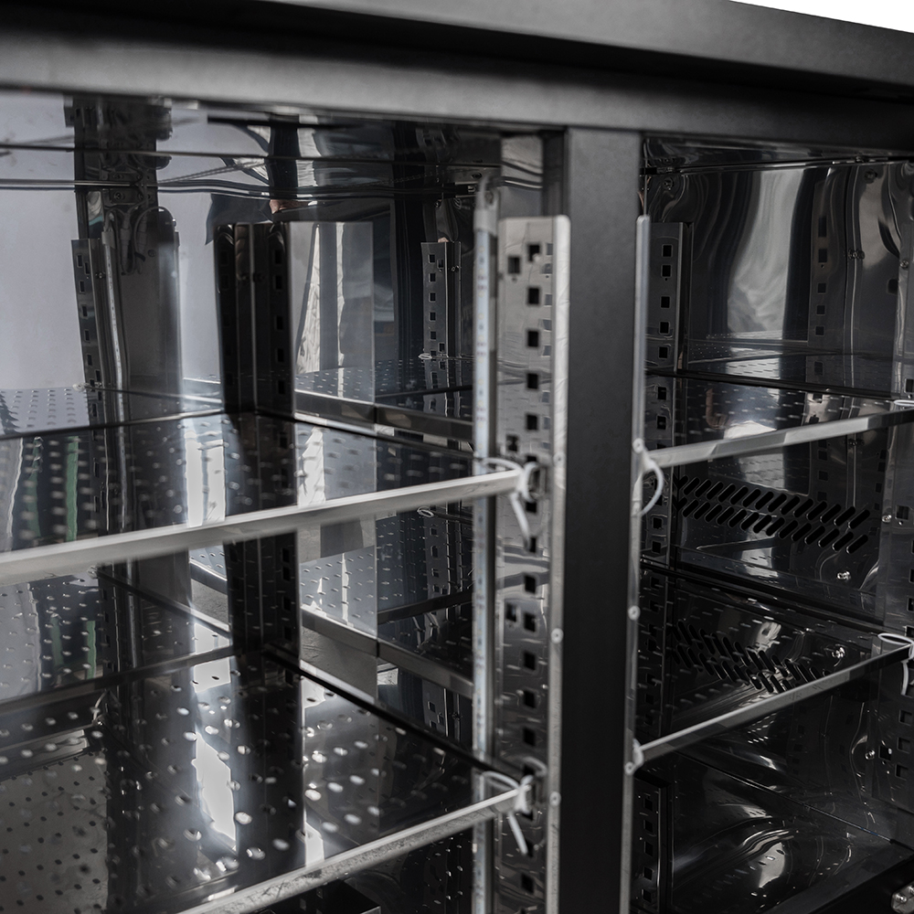 Premium Commercial Kitchen Refrigeration Equipment Backbar Style Counter