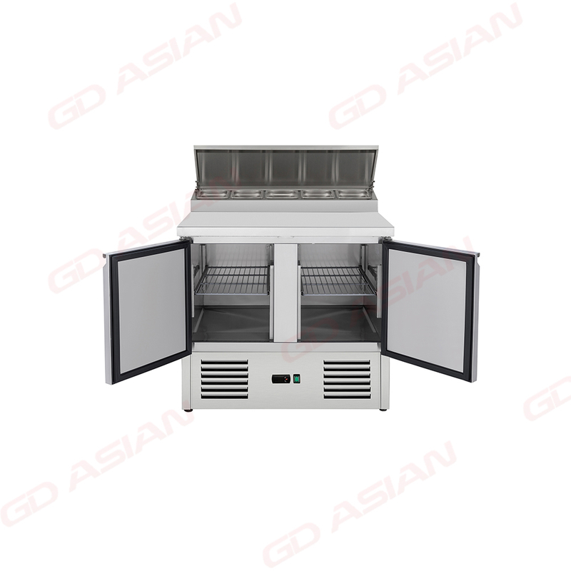  Stainless Steel PS-200 Refrigerated Saladette Counter-247L Capacity