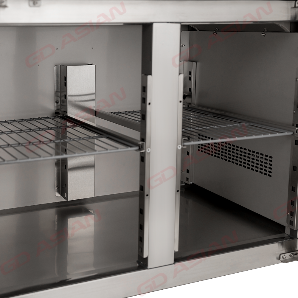 Wholesale 282L Commercial Refrigerator Sandwich Counters SHH2000700