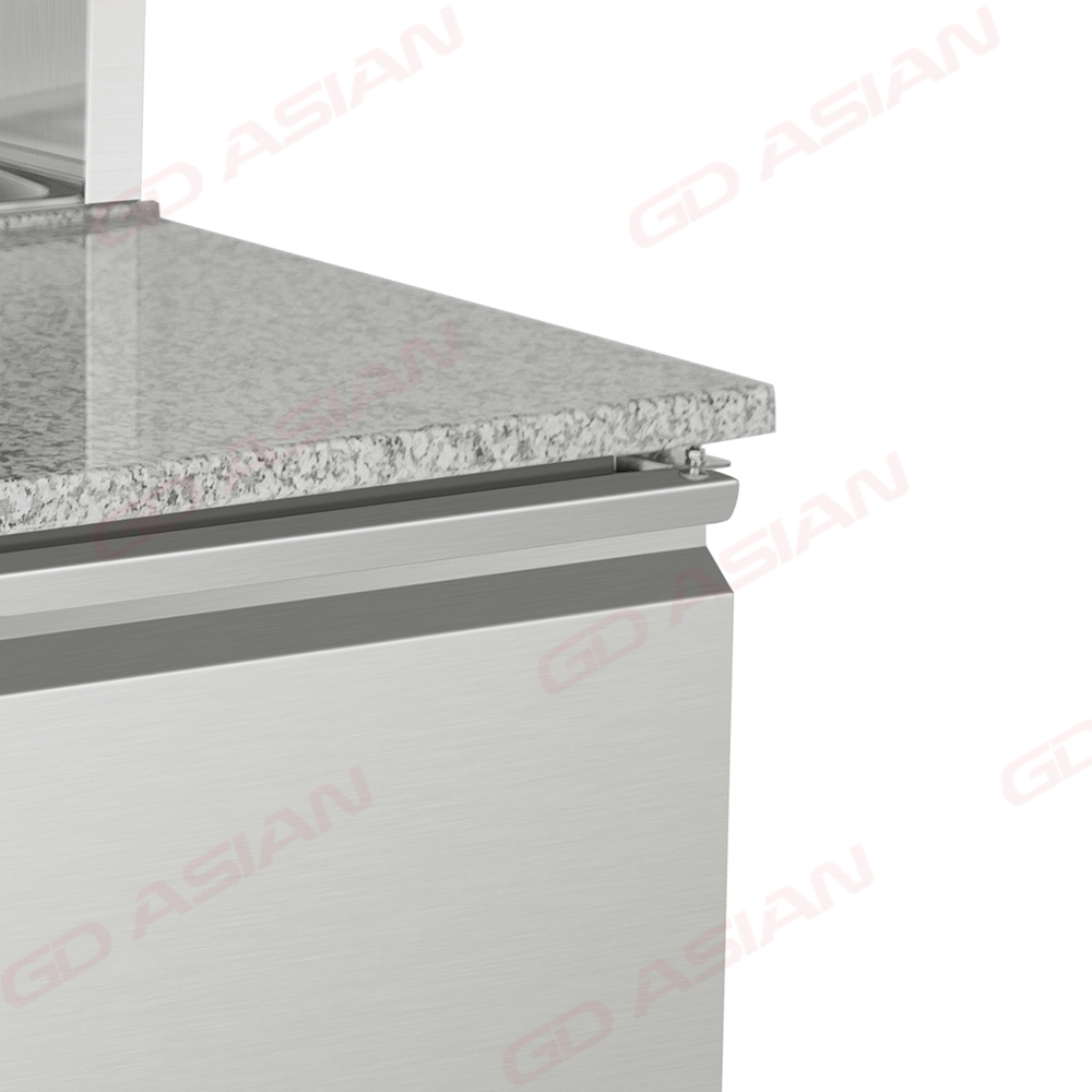 CE Commercial Stainless Steel Saladette Counter