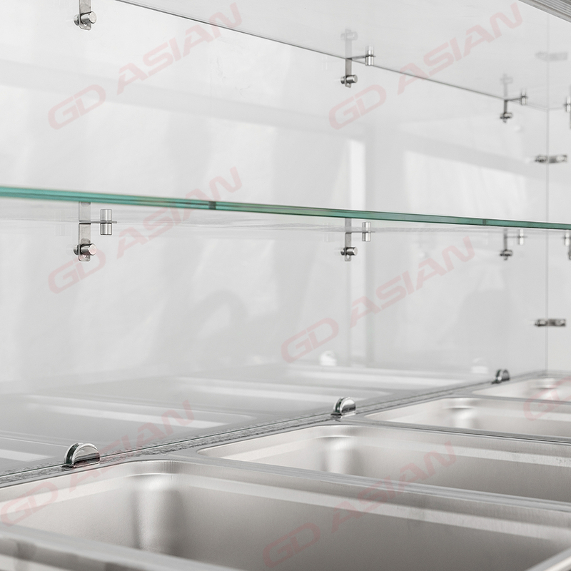 Energy-Efficient Marble Worktop Line Preparation Table for Easy Cleaning