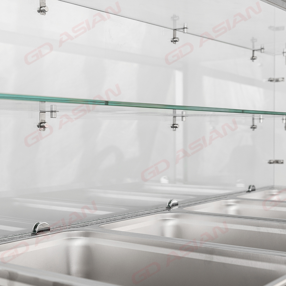 Energy-Efficient Marble Worktop Line Preparation Table for Easy Cleaning